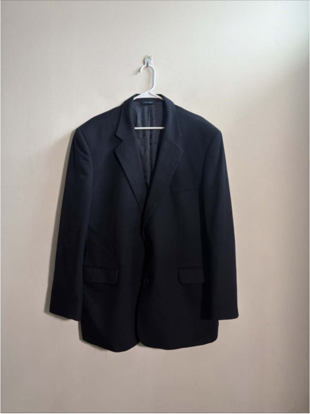 MEN’S BROOKS BROTHERS 100% CASHMERE BLAZER SUIT SEPERATE BLUE SIZE 46 LONG ITALY